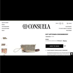 Consuela crossbody bag! Used once just not what I thought I wanted!